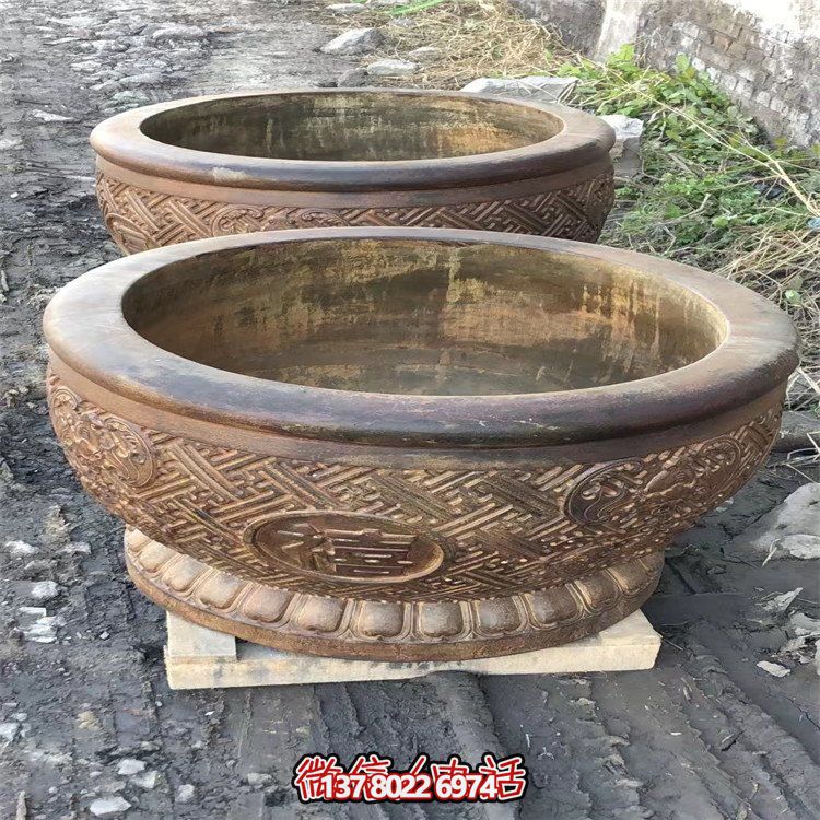 古典庭院魚(yú)缸，享受傳統(tǒng)文化的視覺(jué)盛宴