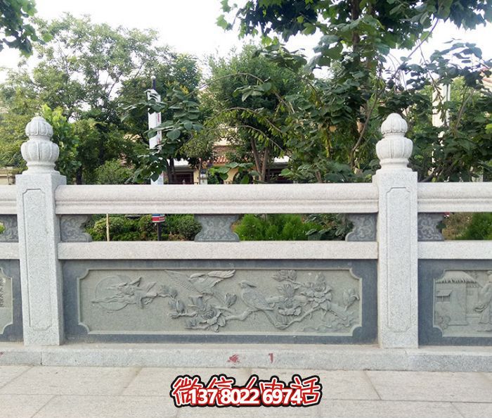 精美石欄系列，搭配園林花園，提升圍欄美感