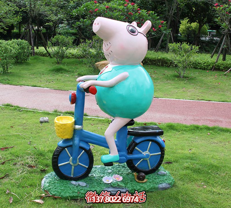 玻璃鋼雕塑裝置，點綴公園景觀