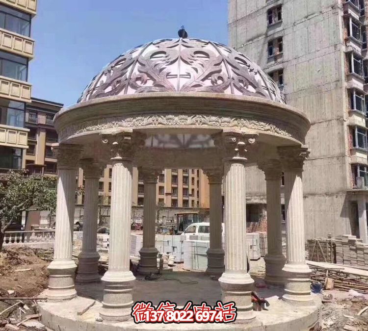 歐式羅馬涼亭，營造優(yōu)雅小區(qū)花園