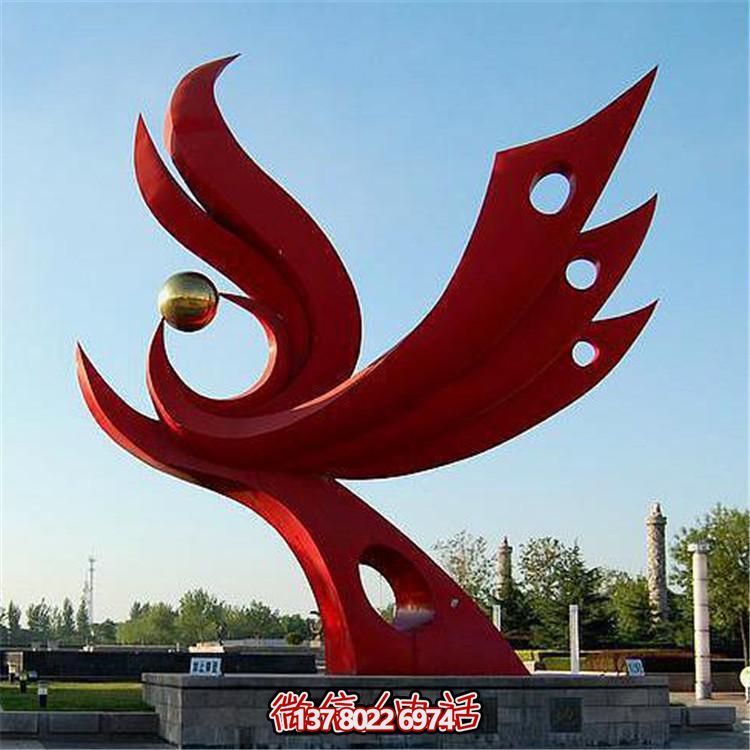 不銹鋼抽象景觀擺件，提升戶外廣場裝飾氣質