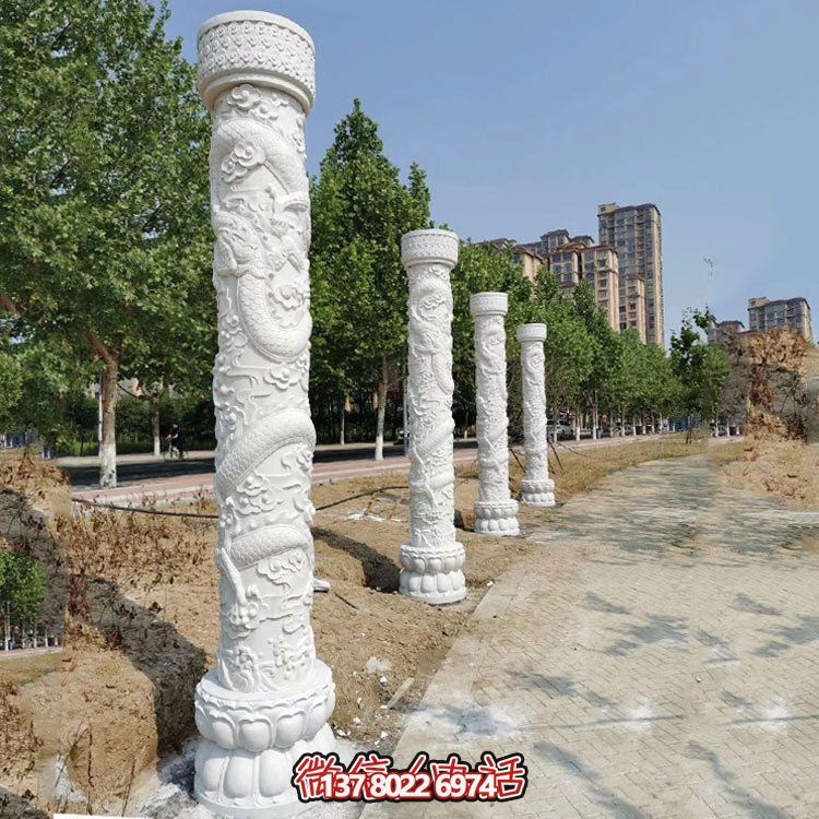 傳統(tǒng)文化靈魂,中國龍紋大理石柱雕刻景觀擺放 傳統(tǒng)文化靈魂,中國龍紋大理石柱雕刻景觀擺放