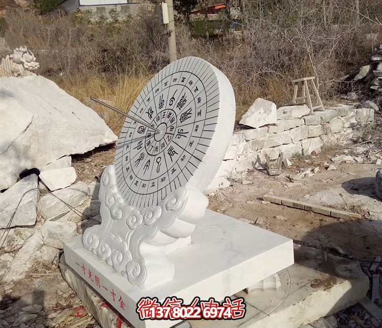 精致日晷雕塑，為你的戶外景區帶來創意石雕裝飾